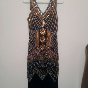 1920s flappper dress inspired Vintage party dress